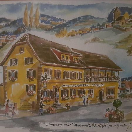Restaurant A L'Aigle Hotel Wimmenau Екстериор снимка