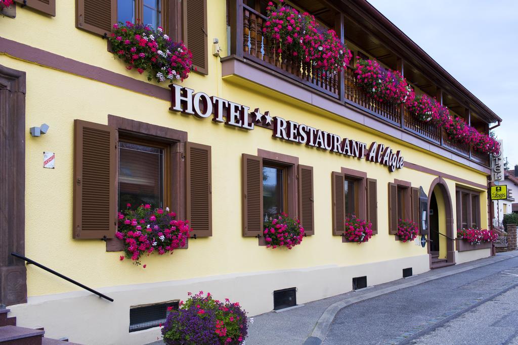 Restaurant A L'Aigle Hotel Wimmenau Екстериор снимка