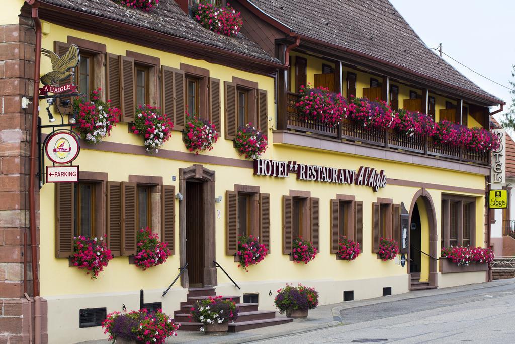 Restaurant A L'Aigle Hotel Wimmenau Екстериор снимка